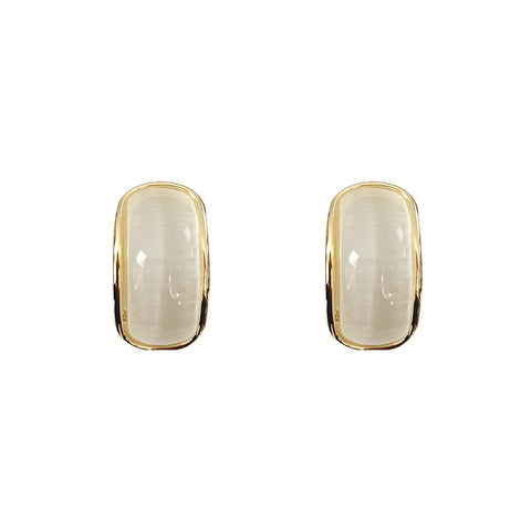 French Opal Earring Studs