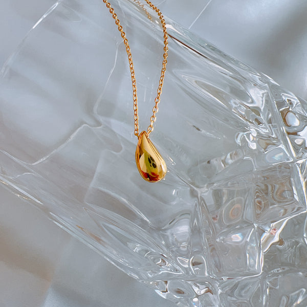 Water Drop Gold Necklace